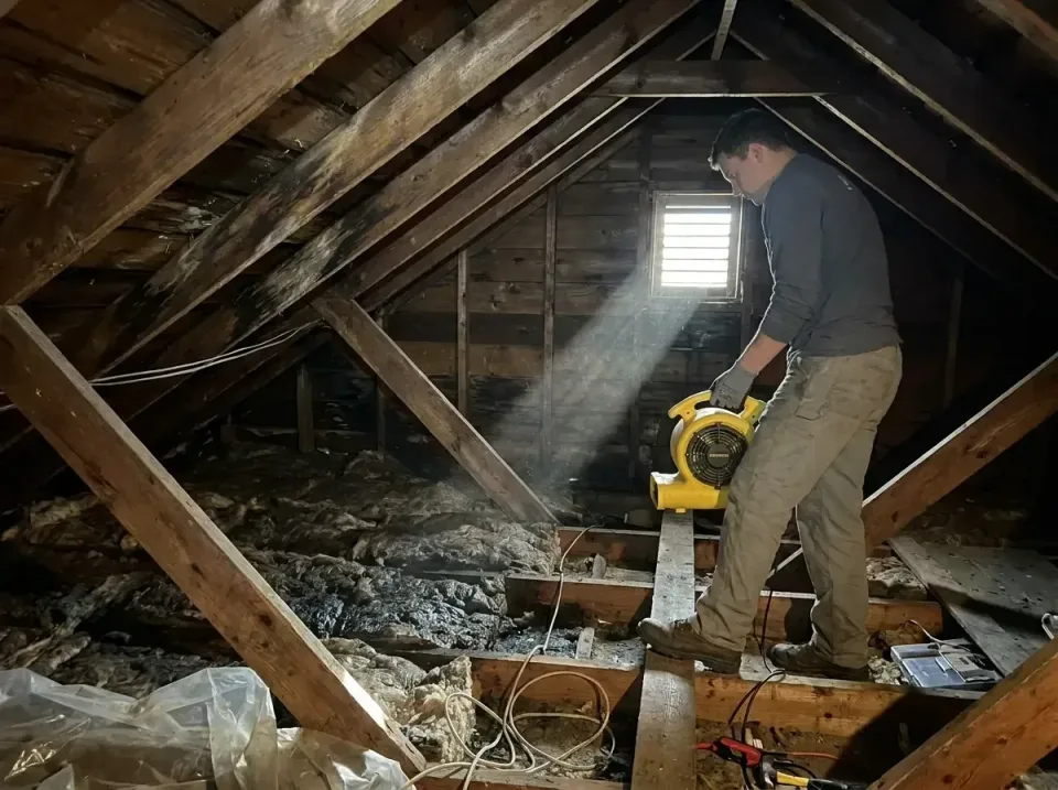 attic-water-damage-drying-proc-007 — frequently asked questions, Emergency Water Extraction & 24/7 Flood Response in New Roc…